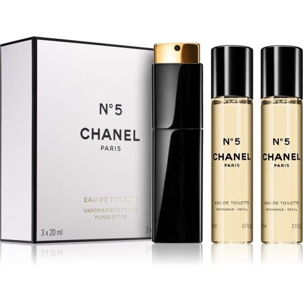 Chanel N°5 тоалетна вода за жени 3 x 20 мл.