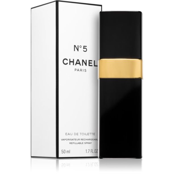 Chanel N°5 тоалетна вода сменяема за жени 50 мл. на ниска цена