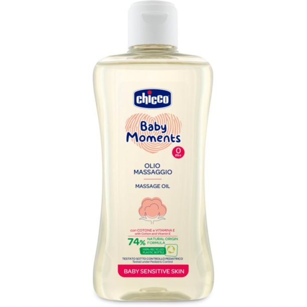 Chicco Baby Moments Sensitive масажно олио 200 мл.