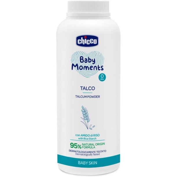 Chicco Baby Moments бебешка пудра 150 гр.