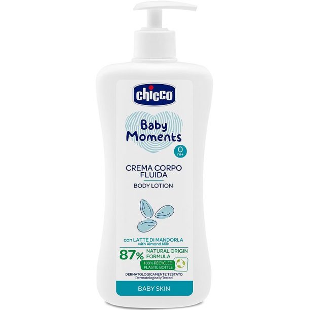 Chicco Baby Moments тоалетно мляко за тяло за деца 500 мл.