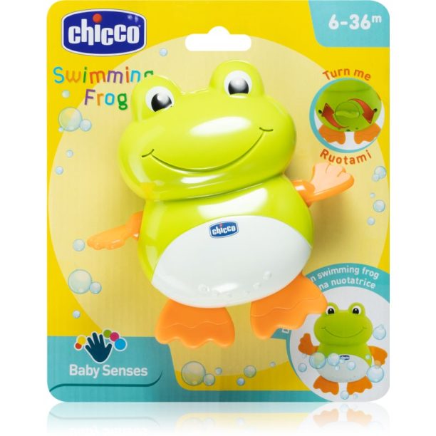 Chicco Baby Senses Swimming Frog играчка за ваната 6-36 m 1 бр.