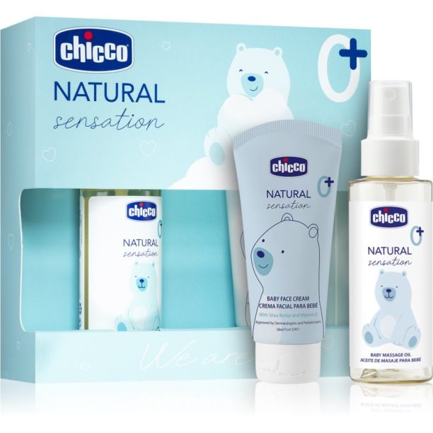 Chicco Natural Sensation We are 2 подаръчен комплект 0+ (за деца от раждането им)