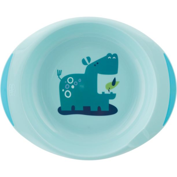 Chicco Take Eat Easy Dish Set сет за хранене 12m+ Blue на ниска цена