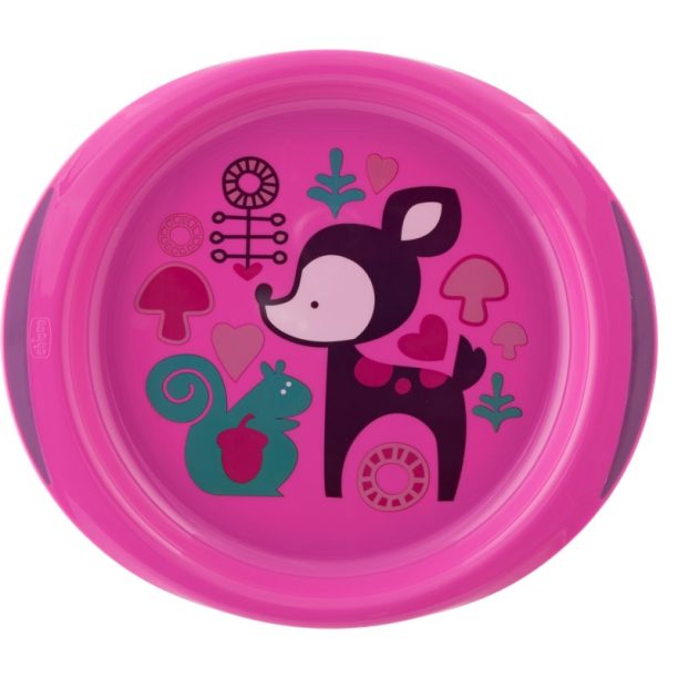 Chicco Take Eat Easy Dish Set сет за хранене 12m+ Pink