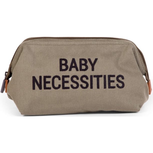 Childhome Baby Necessities Canvas Khaki тоалетна чантичка 1 бр.