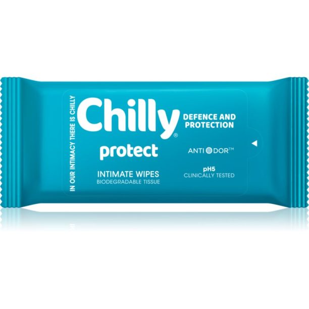 Chilly Intima Protect кърпички за интимна хигиена 12 бр.