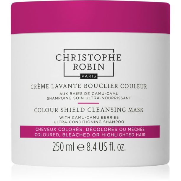 Christophe Robin Color Shield Mask with Camu-Camu Berries почистваща маска за боядисана коса и коса с кичури 250 мл.