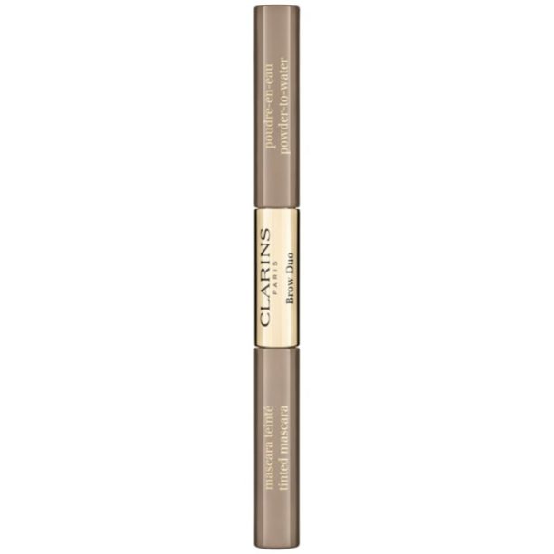 Clarins Brow Duo комплект за подстригване на вежди за фиксиране и оформяне цвят 01 - Tawny Blond 2