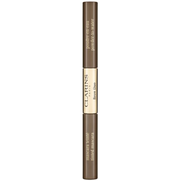 Clarins Brow Duo комплект за подстригване на вежди за фиксиране и оформяне цвят 03 - Cool Brown 2