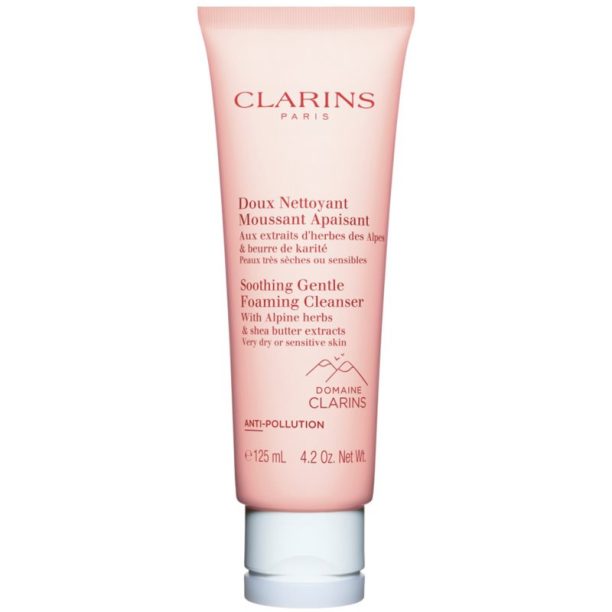 Clarins CL Cleansing Soothing Gentle Foaming Cleanser почистваща крем- пяна за успокояване на кожата 125 мл. на ниска цена