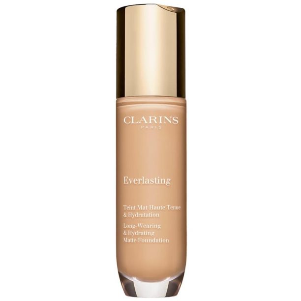 Clarins Everlasting Foundation дълготраен фон дьо тен с матиращ ефект цвят 105N - Nude 30 мл. на ниска цена