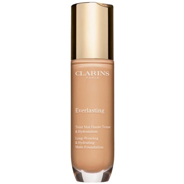 Clarins Everlasting Foundation дълготраен фон дьо тен с матиращ ефект цвят 108W - Sand 30 мл. на ниска цена