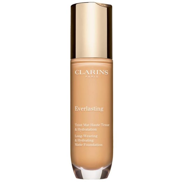 Clarins Everlasting Foundation дълготраен фон дьо тен с матиращ ефект цвят 110.5W - Tawny 30 мл. на ниска цена