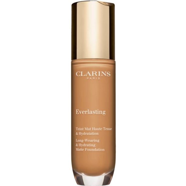 Clarins Everlasting Foundation дълготраен фон дьо тен с матиращ ефект цвят 112.3N - Sandalwood 30 мл.