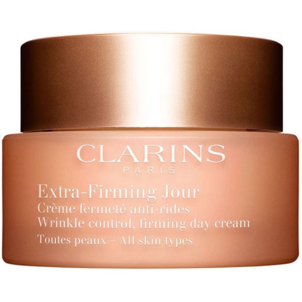 Clarins Extra-Firming Day дневен лифтинг крем против бръчки за всички типове кожа на лицето 50 мл.