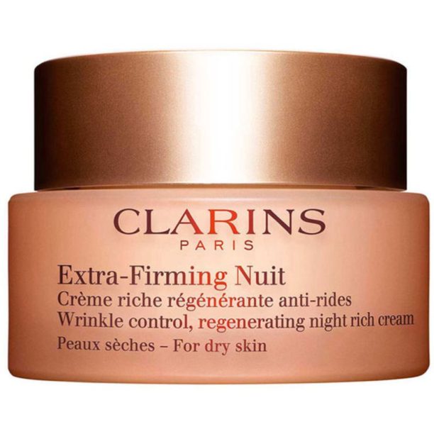 Clarins Extra-Firming Night нощен крем против бръчки  за суха кожа 50 мл. на ниска цена