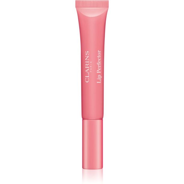 Clarins Lip Perfector Shimmer блясък за устни с хидратиращ ефект цвят 01 Rose Shimmer 12 мл. на ниска цена