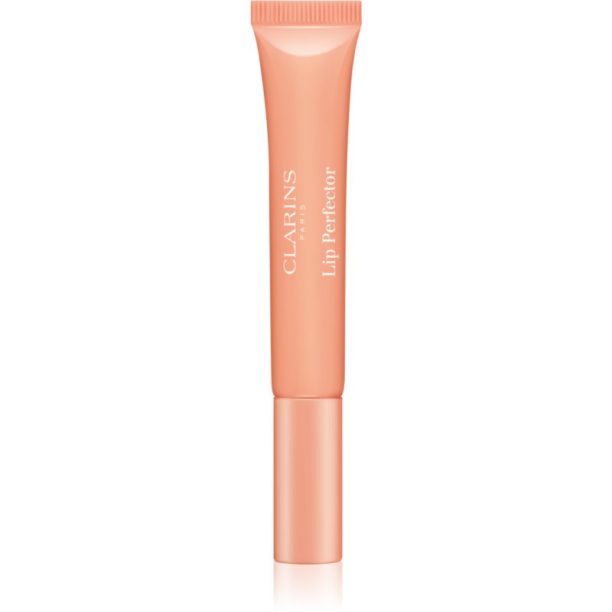 Clarins Lip Perfector Shimmer блясък за устни с хидратиращ ефект цвят 02 Apricot Shimmer 12 мл. на ниска цена