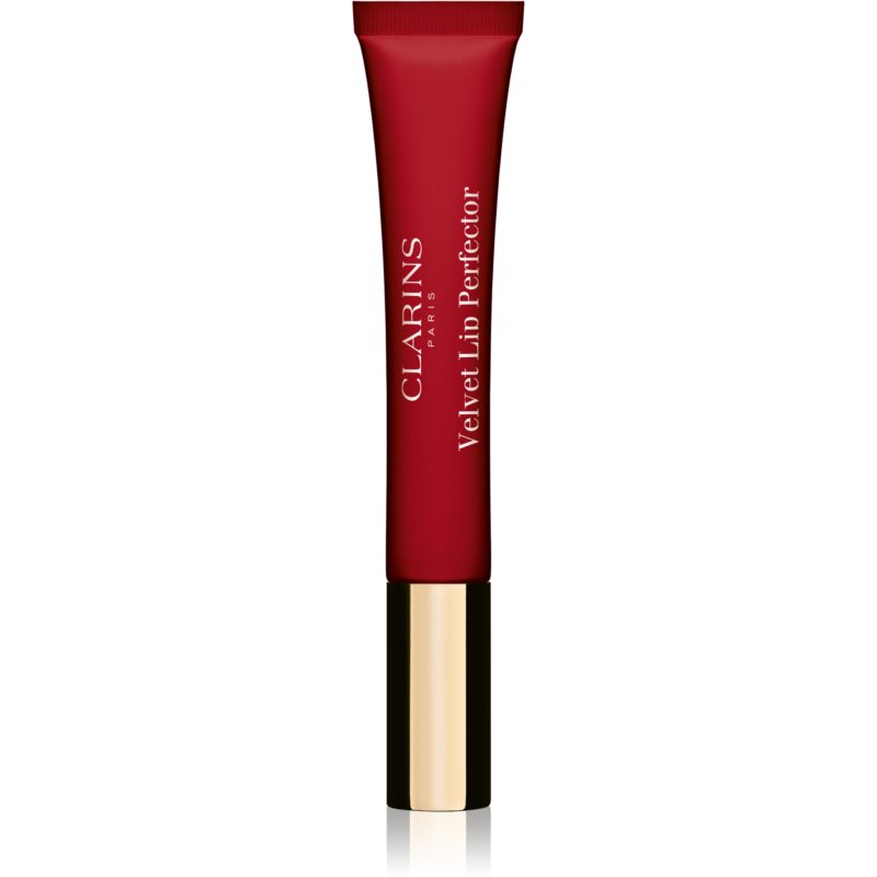 Clarins Lip Perfector Velvet кремообразен гланц за устни цвят 03 Velvet Red 12 мл.