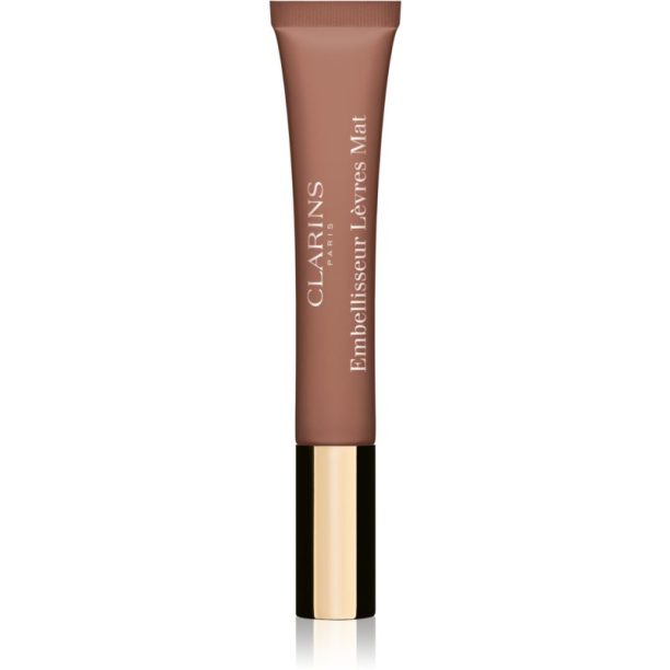 Clarins Lip Perfector Velvet кремообразен гланц за устни цвят Velvet Nude 12 мл.