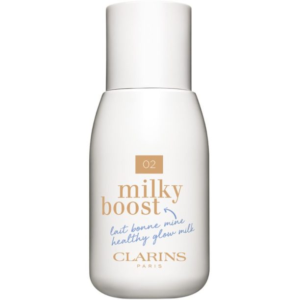 Clarins Milky Boost тониращ лосион да уеднакви цвета на кожата цвят 02 Milky Nude 50 мл.