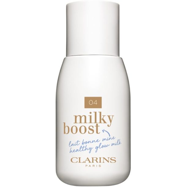 Clarins Milky Boost тониращ лосион да уеднакви цвета на кожата цвят 04 Milky Auburn 50 мл.