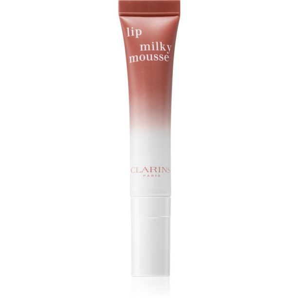 Clarins Milky Mousse балсам за устни с хидратиращ ефект цвят 06 Milky Nude 10 мл.