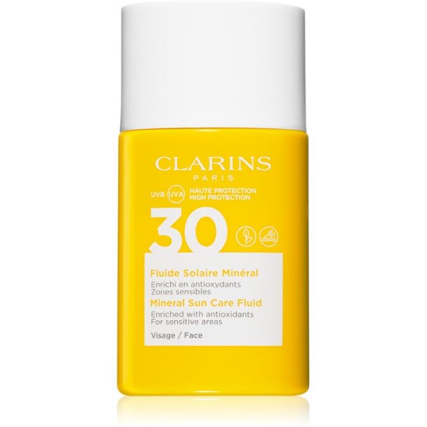 Clarins Mineral Sun Care Fluid минерален слънцезащитен флуид за лице  SPF 30 30 мл.