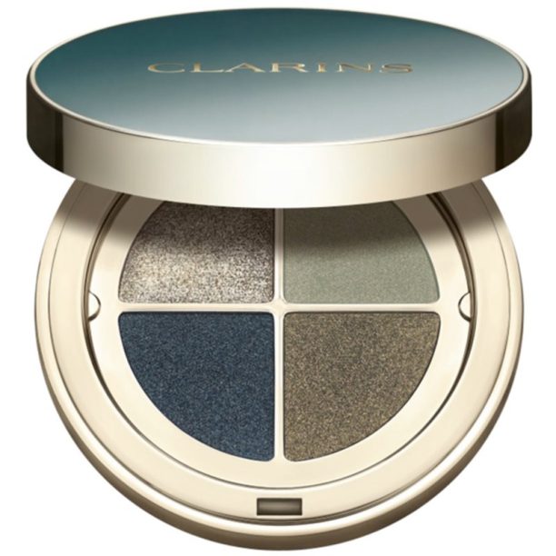 Clarins Ombre 4 Colour Eye Palette палитра сенки за очи за дълготраен ефект цвят 05 - Jade Gradation 4