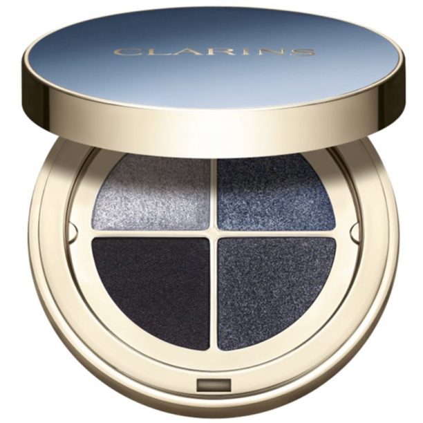 Clarins Ombre 4 Colour Eye Palette палитра сенки за очи за дълготраен ефект цвят 06 - Midnight Gradation 4