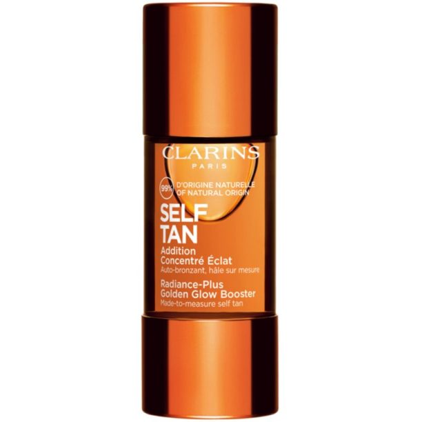 Clarins Self Tan Radiance-Plus Golden Glow Booster бронзиращ продукт за лице 15 мл.