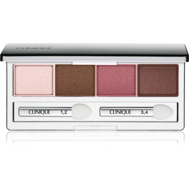 Clinique All About Shadow™ Quad сенки за очи цвят 06 Pink Chokolate 4