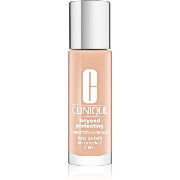 Clinique Beyond Perfecting™ Foundation + Concealer грим и коректор 2 в 1 цвят 04 Cream Whip 30 мл.