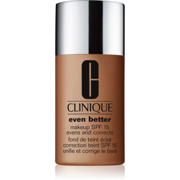 Clinique Even Better™ Makeup SPF 15 Evens and Corrects коригиращ фон дьо тен SPF 15 цвят WN 124 Sienna 30 мл. на ниска цена