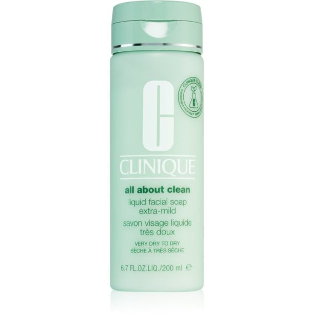 Clinique Liquid Facial Soap Extra-Mild течен сапун за суха или много суха кожа 200 мл. на ниска цена