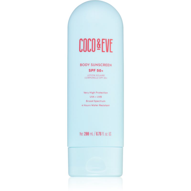 Coco & Eve SPF 50+ Body Sunscreen лек защитен флуид SPF 50+ 200 мл.