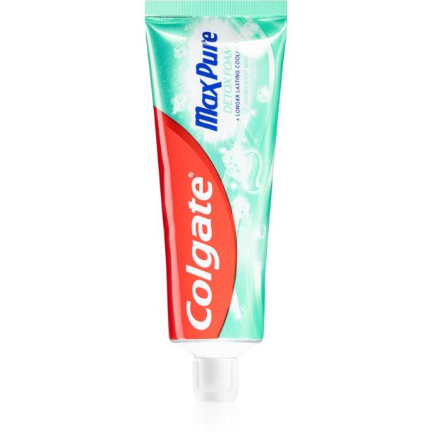 Colgate Max Pure паста за зъби за съвършено измиване на зъби Effervescent Mint 75 мл.