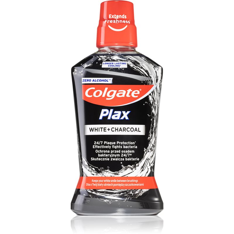 Colgate Plax Charcoal вода за уста за здрави венци и против зъбна плака без алкохол 500 мл.