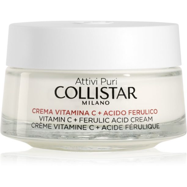 Collistar Attivi Puri Vitamin C + Ferulic Acid Cream озаряващ крем с витамин С 50 мл.