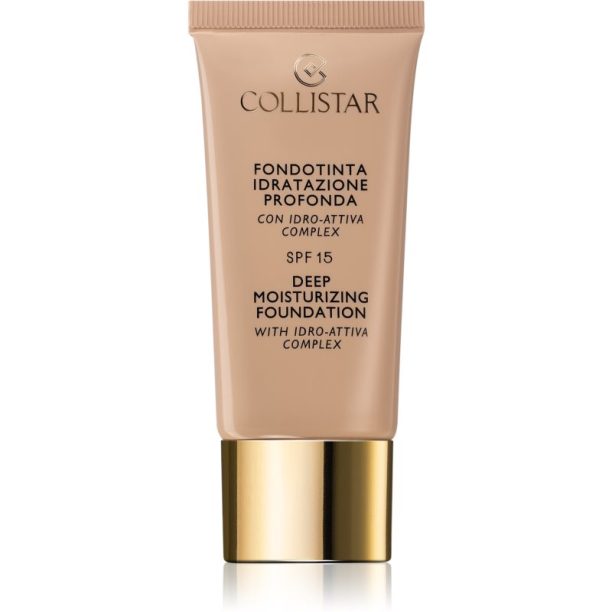 Collistar Deep Moisturizing Foundation хидратиращ фон дьо тен SPF 15 цвят 0 30 мл.