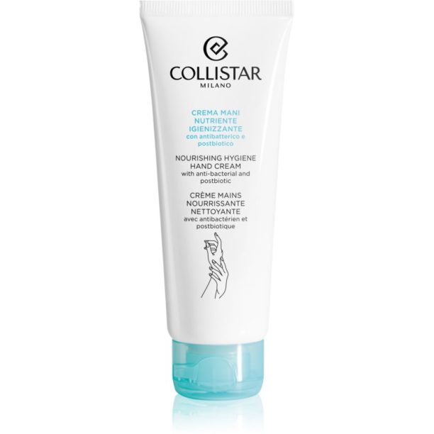 Collistar Nourishing Hygiene Hand Creme хидратиращ крем за ръце с антибактериална добавка 75 мл.