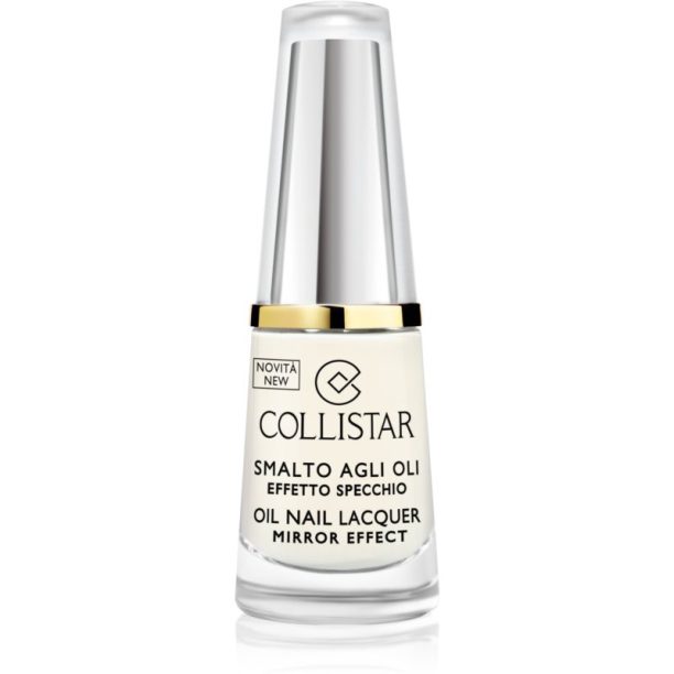 Collistar Oil Nail Lacquer лак за нокти  с олио цвят 302 Bianco Latte 6 мл.