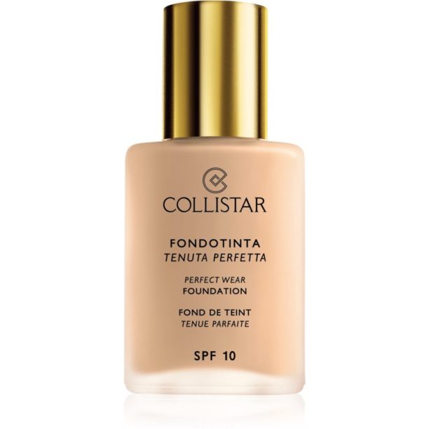 Collistar Perfect Wear Foundation водоустойчив течен фон дьо тен SPF 10 цвят 1 Nude  30 мл. на ниска цена