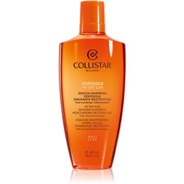 Collistar Special Perfect Tan After Shower-Shampoo Moisturizing Restorative душ гел за след слънце за тяло и коса 400 мл.