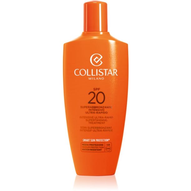 Collistar Special Perfect Tan Intensive Ultra-Rapid Supertanning Treatment продукт за ускоряване и удължаване ефекта на загар SPF 20 200 мл.