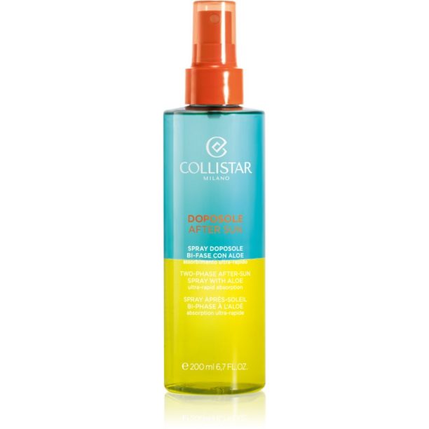 Collistar Special Perfect Tan Two-Phase After Sun Spray with Aloe олио за тяло  след слънчеви бани 200 мл.