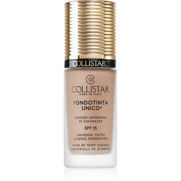 Collistar Unico Foundation подмладяващ фон дьо тен SPF 15 цвят 4R Nude Rosé 30 мл.