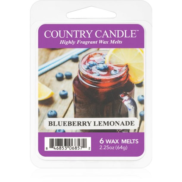 Country Candle Blueberry Lemonade восък за арома-лампа 64 гр.