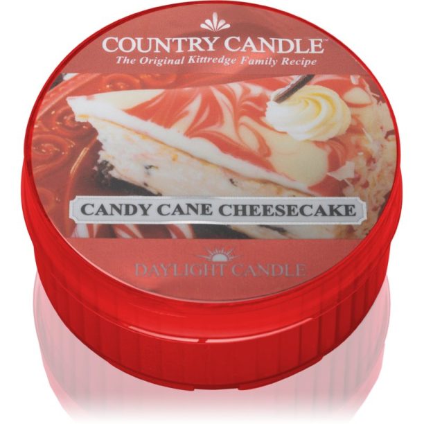 Country Candle Candy Cane Cheescake чаена свещ 42 гр.